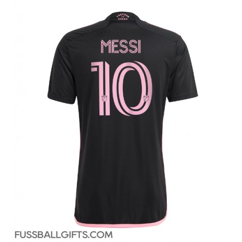 Inter Miami Lionel Messi #10 Fußballbekleidung Auswärtstrikot 2024-25 Kurzarm